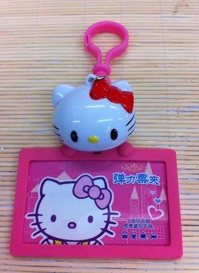 kt Cat hello Kitty Telescoping Elastic force Purse Bus card sleeve Time card cover Certificate holder May pendantin the Electronic Dictionary/Electronic paper book/Stationery , Shelves/Display items , Card sets/Card Holder category - from Buy2taobao.com to provide professional Taobao agent buy service