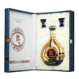  【久加久】白酒 四川郎酒 美福经典礼盒 浓香型 52度 600ML