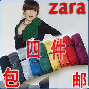 经典回归★zara围巾★原单纯色超长针织围巾/披肩18色全 秒杀包邮
