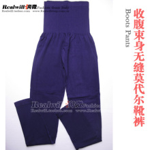 润微店 高腰毛圈收腹束身无缝莫代尔靴裤 3色DKA001