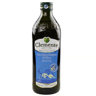  年终大促 橄榄油 食用 特级初榨 意大利Clemente特级初榨橄榄油1L