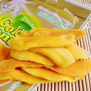 金冠 正品台湾一番芒果干/金煌芒果干 天然绿色100克