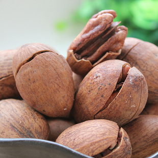  美国山核桃 奶油味长寿果 大圆碧根果 坚果特产炒货零食品 250g