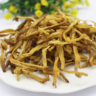  小土哥 长白山农家特级干黄花菜 金针菜干货 无硫 东北特产干菜