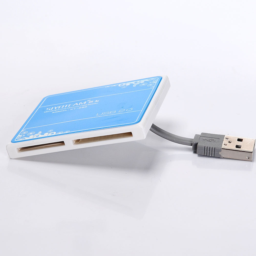 秒！世友 SD/SDHC/Micro SD/Mini SD/M2/长棒/TF 万能超薄读卡器