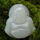 缅甸翡翠佛 玉佛翡翠弥勒佛E-14
