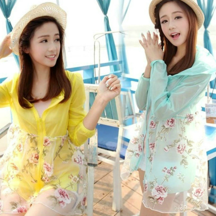 2014新款防晒衫女长袖正品防晒服女夏薄外套欧根纱防晒衣防紫外线