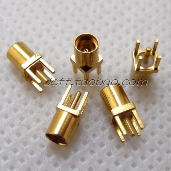 MMCX-KE PCB电路板焊接型母头 母座直头印