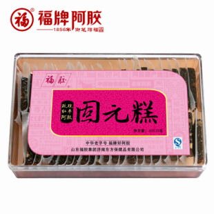  福牌阿胶玫瑰400g阿胶糕即食阿胶膏山东东阿镇福胶阿胶固元膏正品