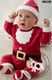 婴儿童宝宝圣诞哈衣圣诞老人哈衣