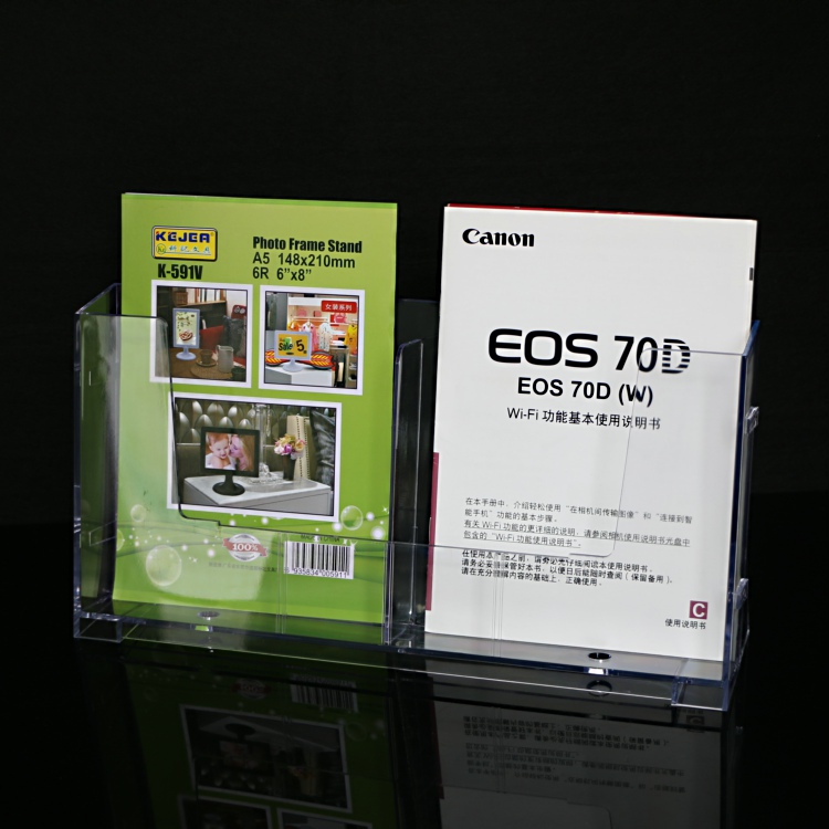 两格A5单页展示架 透明亚克力资料架 桌面宣传册彩页架目录架313|ruв категории электронный словарь/электрический бумажных книг/канцелярские принадлежности, получать/выставка товаров, книги и газеты/дисплей - от Buy2taobao.com для оказания профессиональной услуги покупки агента Taobao