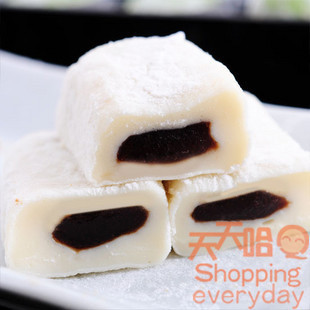  台湾进口麻薯 零食 三叔公雪之恋 纯手工 (红豆味) 180g 特价