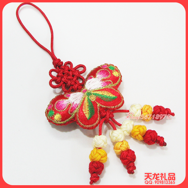刺绣中国结端午节香包挂件 香囊荷包 中国风特色出国礼品 花蝴蝶|ruв категории фестиваль товаров/подарок, китайский узел - от Buy2taobao.com для оказания профессиональной услуги покупки агента Taobao
