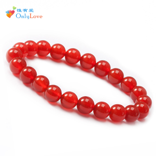  9.9元秒杀 3条包邮 天然红玛瑙手链 联系m改价格 不参包邮卡活动