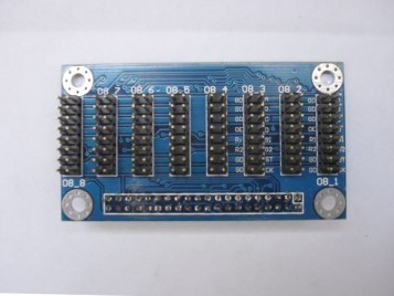 金涵LED控制板LED屏控制卡08接口转接板8个