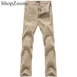 ShopZoom休闲裤 优雅沉稳 全棉灯芯绒直筒休闲裤