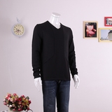 外贸精品 男款 半开领 <em>拉链</em> 棉线 <em>毛衣</em> 加肥加大