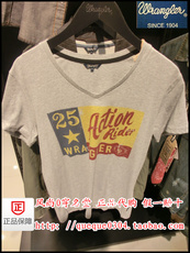 Футболка мужская 现货！威格/wrangler专柜正品代购2014年春款男t恤w11608j03g5m Whig