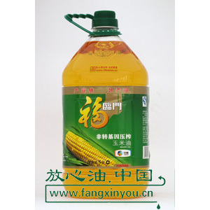  【去吧看看 专做放心粮油】福临门非转基因压榨玉米油5L