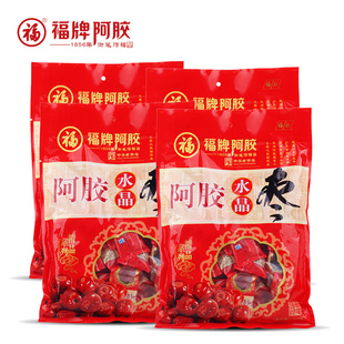  【特价抢购】福牌阿胶水晶枣320g*4袋 福牌阿胶枣 金丝枣独立包装