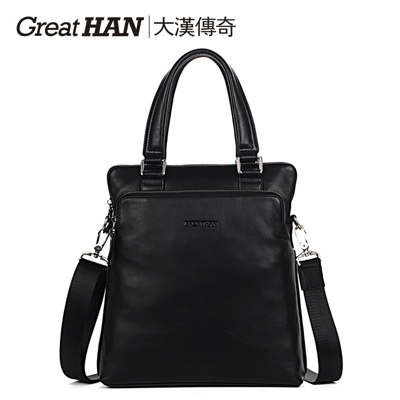 大汉传奇 韩版真皮男<span class=H>包</span> <span class=H>男士</span><span class=H>手提</span><span class=H>包</span> 秋冬休闲<span class=H>包</span>头层牛皮<span class=H>包</span>