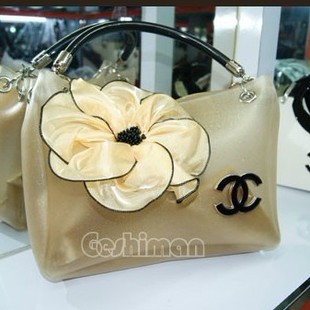 2012春季双C新款女包 韩版透明手提包 香奈儿