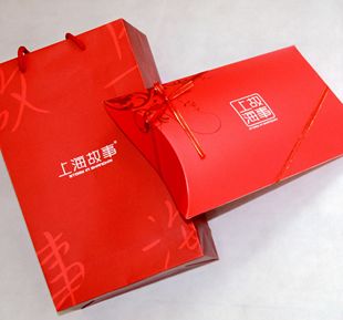 上海故事专柜精品围巾丝绸丝巾礼品袋礼品盒\/