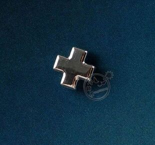  88包邮 韩国版潮男女士无耳洞单只耳钉饰品 磁力磁铁性耳环十字架