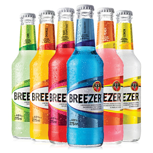  正品洋酒 爱情公寓 百加得冰锐预调朗姆酒六瓶装 送炫彩冰袋 包邮