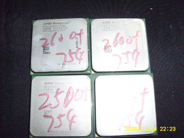 【中关电脑】AMD 闪龙 754    2500-2600+