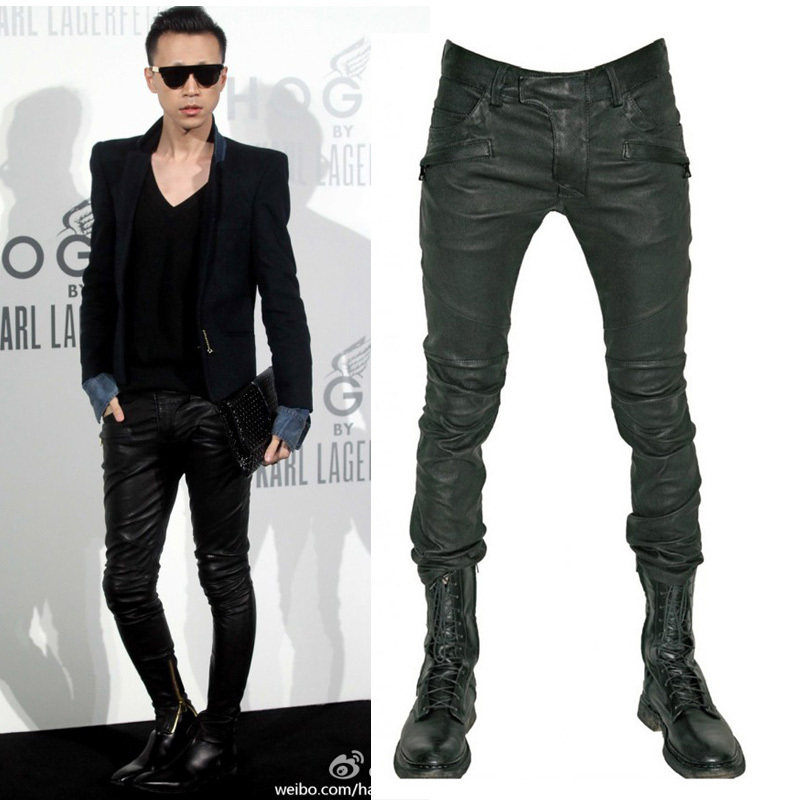 Balmain 2013Balmain Quan Zhilong GD Europe wind style zipper pants for men and wagons