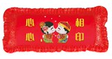 双人枕 十字绣套件 喜庆抱枕 婚庆送礼 中格11ct 心心相印-卡通