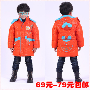  童装男童冬装新款男孩中大童儿童棉袄棉衣服特价包邮