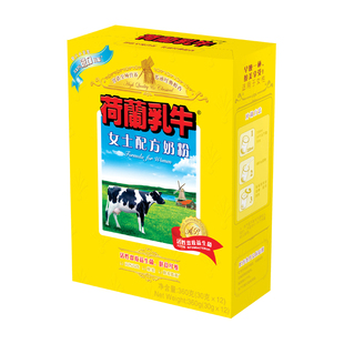  荷兰乳牛女士配方奶粉 进口奶源 全脂成人奶粉 360克盒装