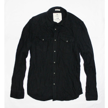 American Eagle AE美国鹰 美洲鹰 休闲黑色衬衫,双层,厚