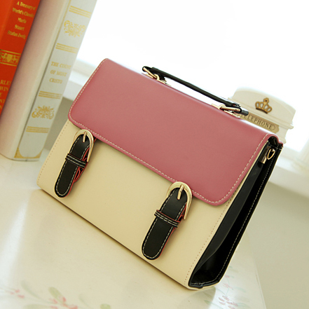 女包包糖果色撞色...