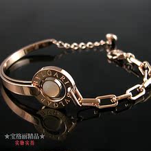 Bvlgari Bvlgari Bvlgari bracelet rose gold bracelet titanium steel counter in the new hot