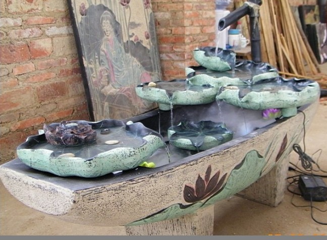 New Chinese style resin To fake something antique technology Fengshui pool large to ground Water Fountain fish tank Ship Reminiscencein the Business/Office Furniture , City Furniture , Landscaping rich space facilities , Fountain category - from Buy2taobao.com to provide professional Taobao agent buy service