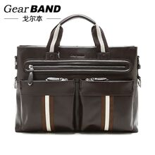 特价!麦包包Gear Band 英伦复古男包潮 商务牛皮斜挎包/公文包