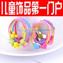 月销上万 儿童发绳头绳 可爱多色5根超值价 儿童头饰发饰发圈饰品