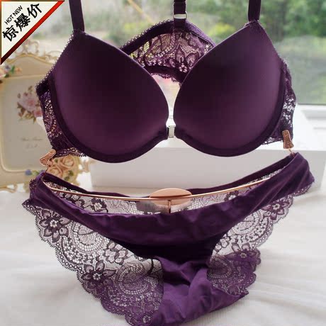 维多利亚的秘密<em>文胸</em> 性感前<em>扣胸罩</em>美背蕾丝内