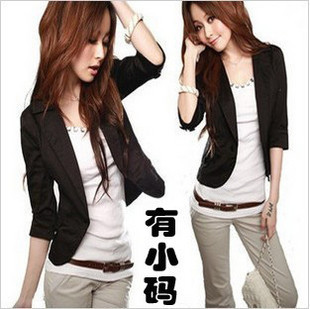  韩版休闲女装西装 新款修身时尚百搭女款小西装女士小西服