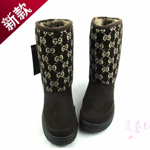 冬季新款 孕妇鞋防滑时尚雪地靴女 加厚保暖雪地鞋 中筒靴子特价