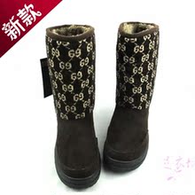冬季新款 孕妇鞋防滑时尚雪地靴女 加厚保暖雪地鞋 中筒靴子特价