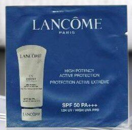 专柜小样Lancome兰蔻柔皙轻透防晒乳SPF50 1ML 2012.11