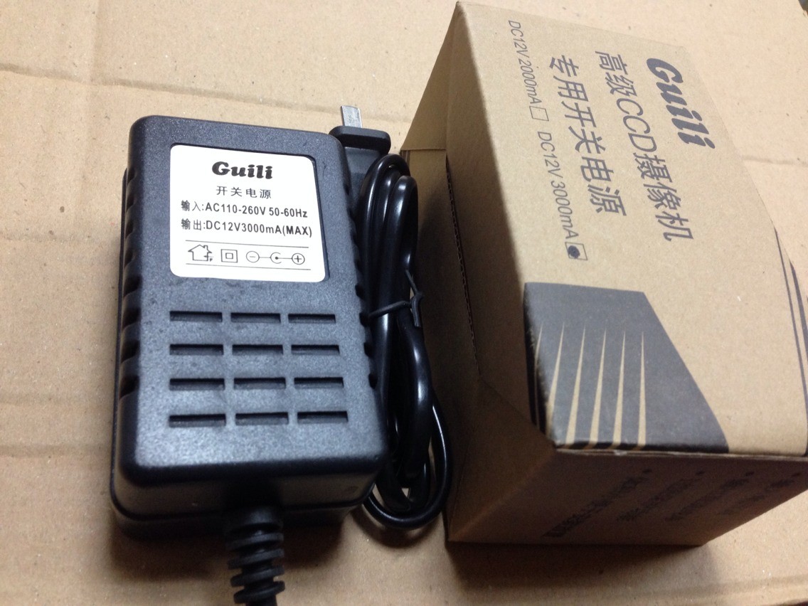 沖鑽廠家直銷Guili瑰麗12V3A安防監控攝像機專用開關電源在類目 電子/電工, 監控器材及系統, 監控器材配件中 - 來自Buy2taobao.com提供專業的淘寶代購服務