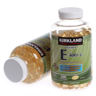  美国Kirkland柯兰 维生素E 维他命e 400 IU ve 500粒 现货