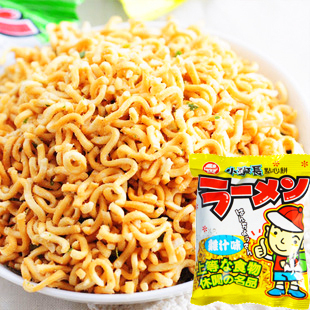  台湾特产零食 嗄嗄叫小班长点心面(鸡汁味) 干脆面 可爱小包装17g