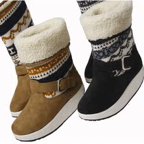 2012春季新款中筒船底雪地靴 个性女款靴子 羊绒保暖雪地靴