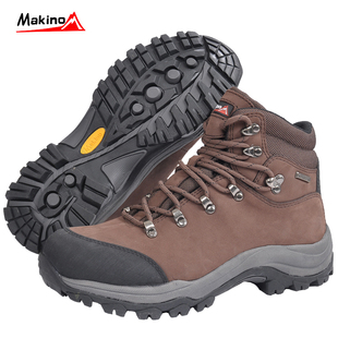  犸凯奴男士登山鞋正品特价户外徒步男式款高帮登山鞋防水保暖0301